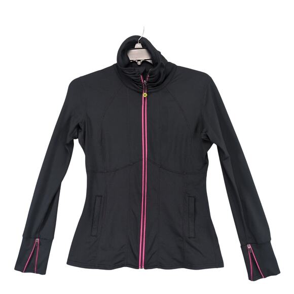Zaggora Women's XL Athletic Performance Full Zip Jacket, Black Sports Training - Picture 1 of 6